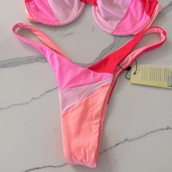 ONEONE SWIM | Bikini Top & Bottom | Size: Large - Picture 10 of 12